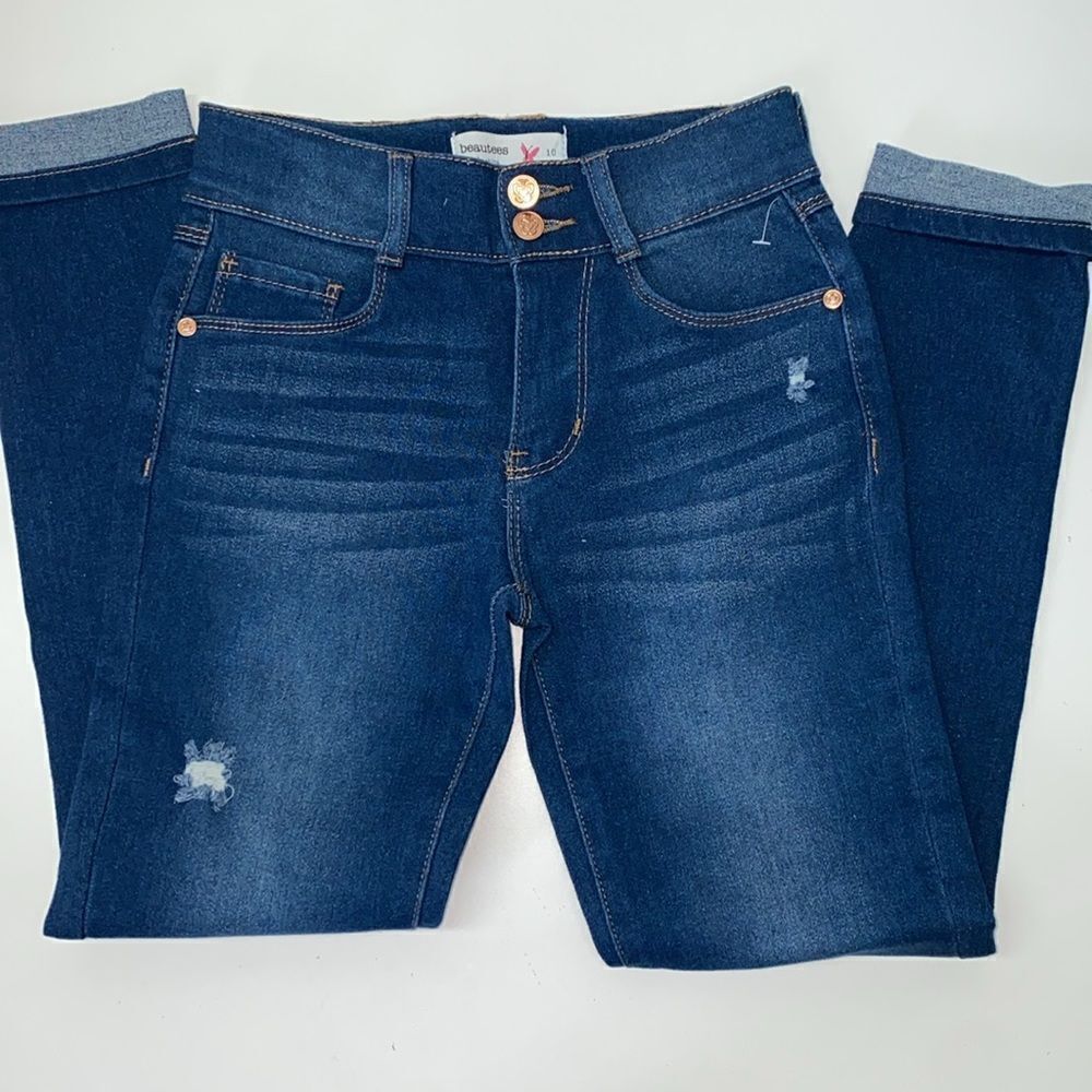 🔥BEAUTEES GIRLS JEANS KIDS SIZE 10 New